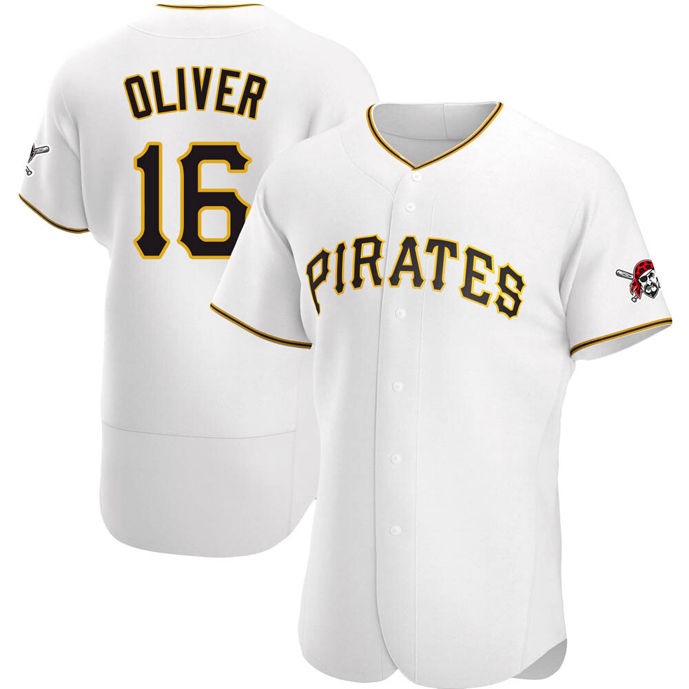 Authentic Pittsburgh Pirates Al Oliver Home Jersey - White Authentic Pittsburgh Pirates Al Oliver Home Jersey - White