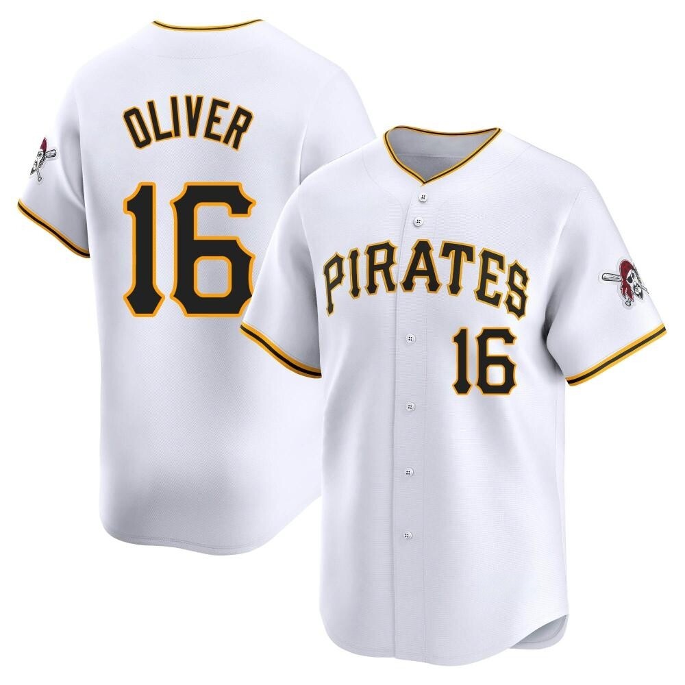 Limited Pittsburgh Pirates Al Oliver Home Jersey - White Limited Pittsburgh Pirates Al Oliver Home Jersey - White