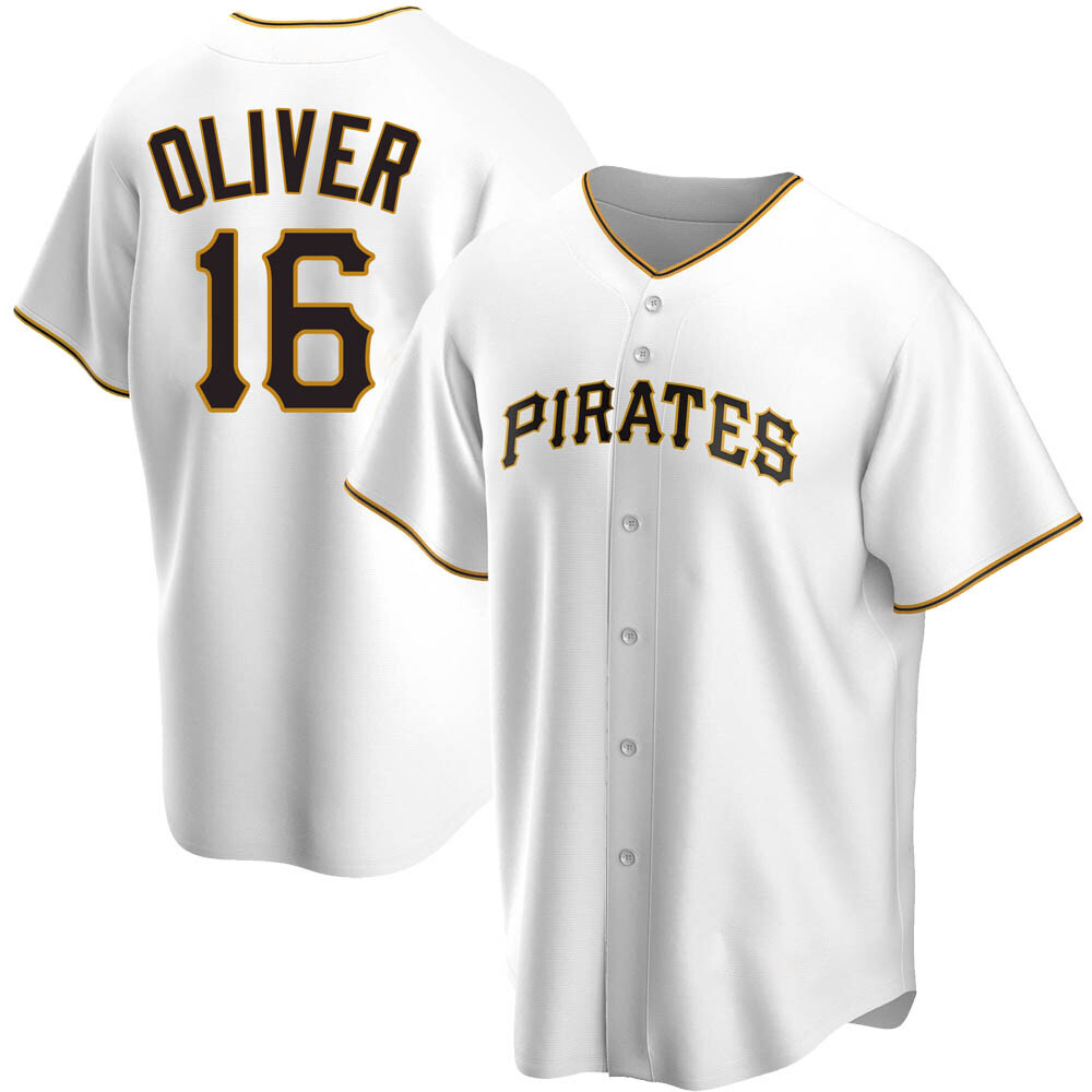 Replica Pittsburgh Pirates Al Oliver Home Jersey - White Replica Pittsburgh Pirates Al Oliver Home Jersey - White