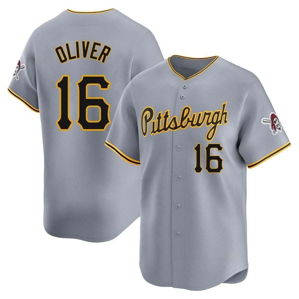 Youth Limited Pittsburgh Pirates Al Oliver Away Jersey - Gray Youth Limited Pittsburgh Pirates Al Oliver Away Jersey - Gray
