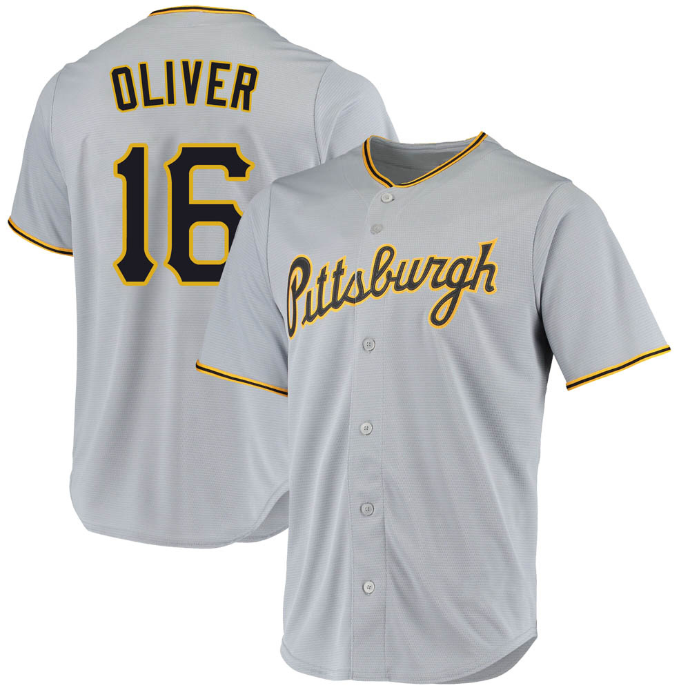 Youth Replica Pittsburgh Pirates Al Oliver Road Jersey - Gray Youth Replica Pittsburgh Pirates Al Oliver Road Jersey - Gray