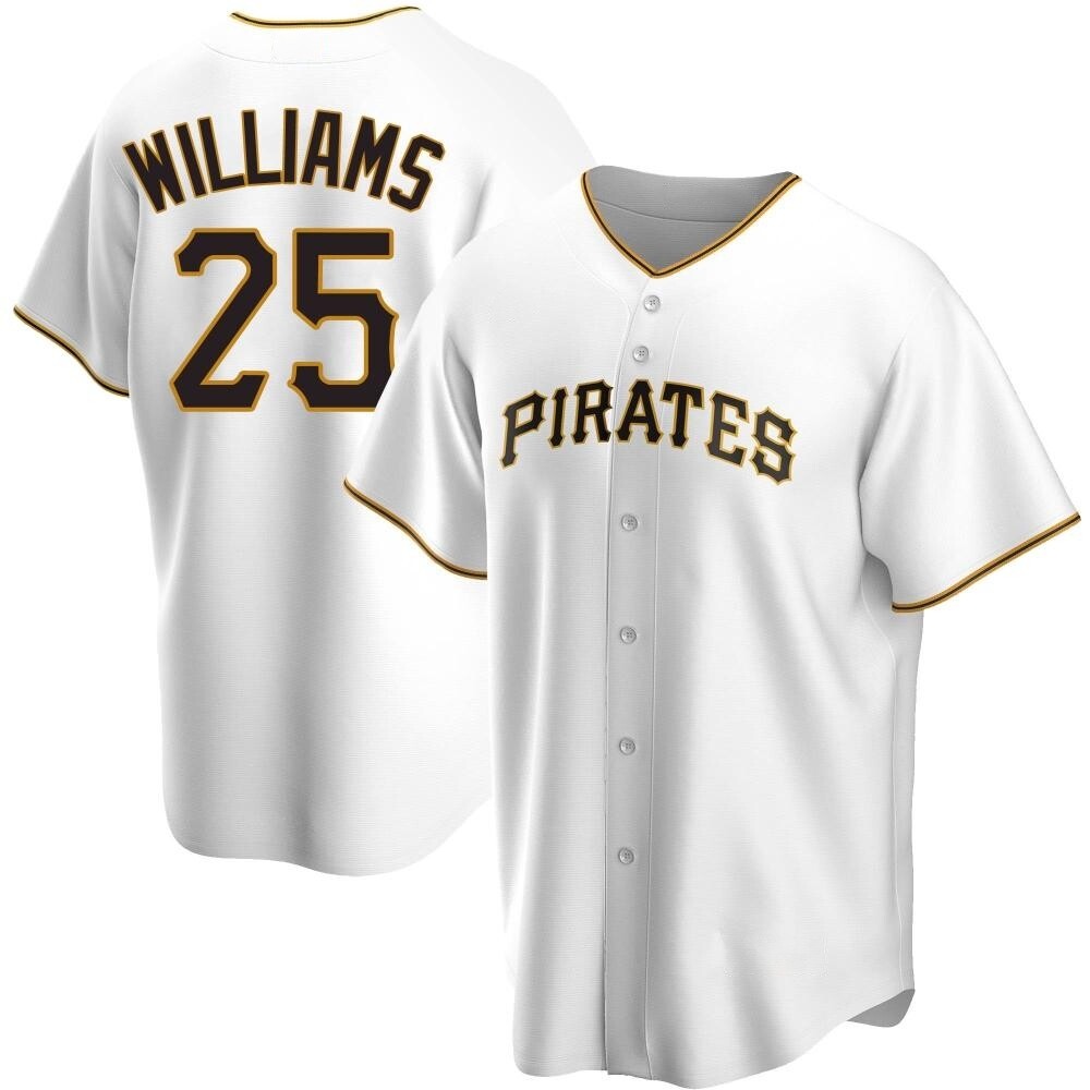 Replica Pittsburgh Pirates Alika Williams Home Jersey - White Replica Pittsburgh Pirates Alika Williams Home Jersey - White