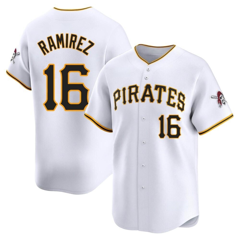 Limited Pittsburgh Pirates Aramis Ramirez Home Jersey - White Limited Pittsburgh Pirates Aramis Ramirez Home Jersey - White