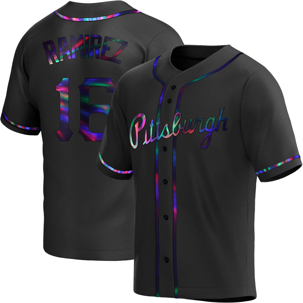 Youth Replica Pittsburgh Pirates Aramis Ramirez Alternate Jersey - Black Holographic Youth Replica Pittsburgh Pirates Aramis Ramirez Alternate Jersey - Black Holographic