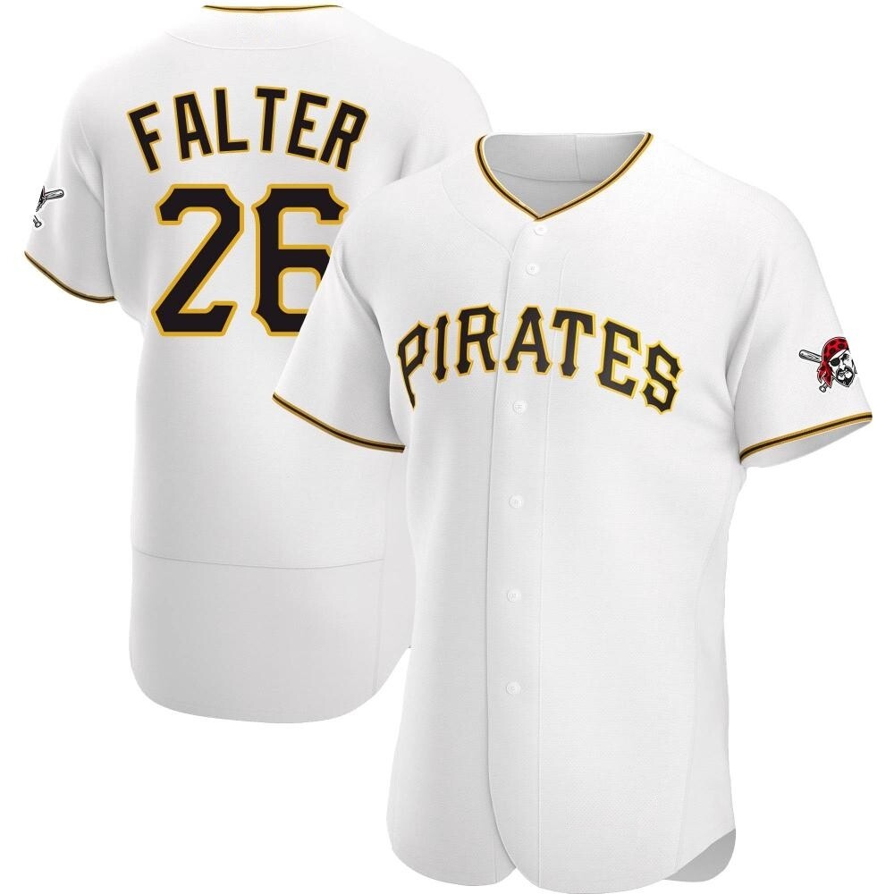 Authentic Pittsburgh Pirates Bailey Falter Home Jersey - White Authentic Pittsburgh Pirates Bailey Falter Home Jersey - White