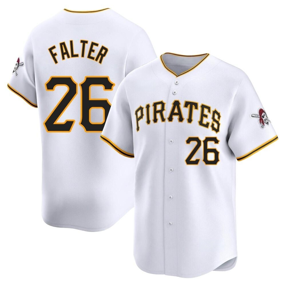 Limited Pittsburgh Pirates Bailey Falter Home Jersey - White Limited Pittsburgh Pirates Bailey Falter Home Jersey - White