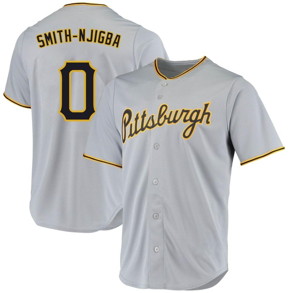 Replica Pittsburgh Pirates Canaan Smith-Njigba Road Jersey - Gray Replica Pittsburgh Pirates Canaan Smith-Njigba Road Jersey - Gray