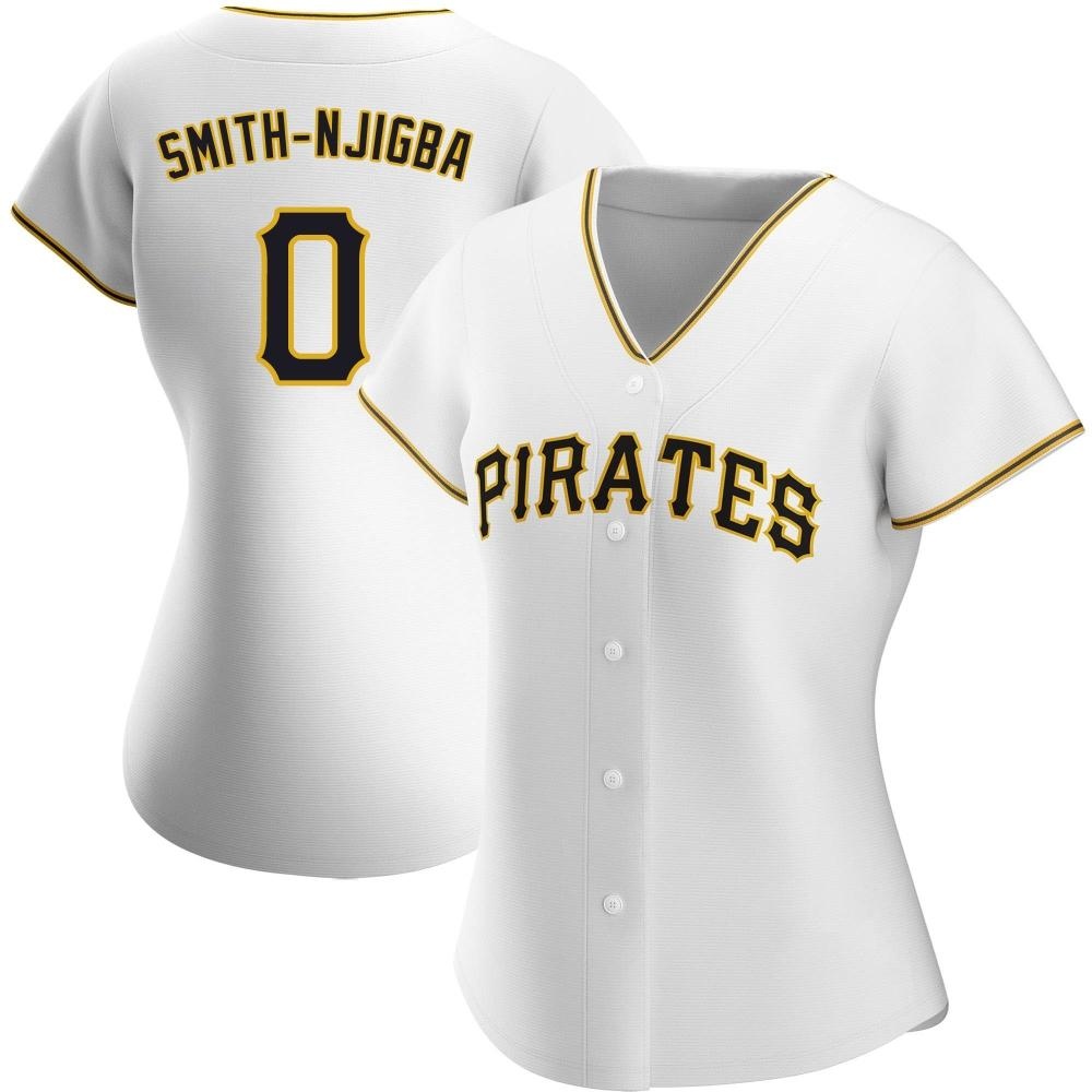 Women's Replica Pittsburgh Pirates Canaan Smith-Njigba Home Jersey - White Women's Replica Pittsburgh Pirates Canaan Smith-Njigba Home Jersey - White