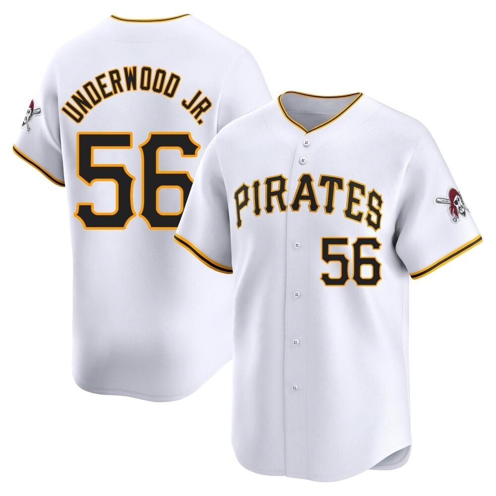 Limited Pittsburgh Pirates Duane Underwood Jr. Home Jersey - White Limited Pittsburgh Pirates Duane Underwood Jr. Home Jersey - White