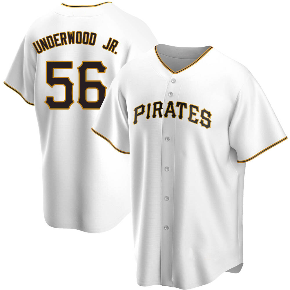 Youth Replica Pittsburgh Pirates Duane Underwood Jr. Home Jersey - White Youth Replica Pittsburgh Pirates Duane Underwood Jr. Home Jersey - White