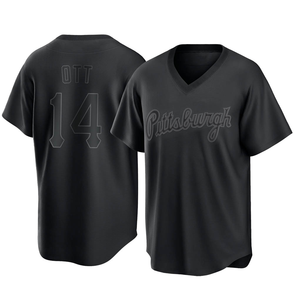 Youth Replica Pittsburgh Pirates Ed Ott Pitch Fashion Jersey - Black Youth Replica Pittsburgh Pirates Ed Ott Pitch Fashion Jersey - Black