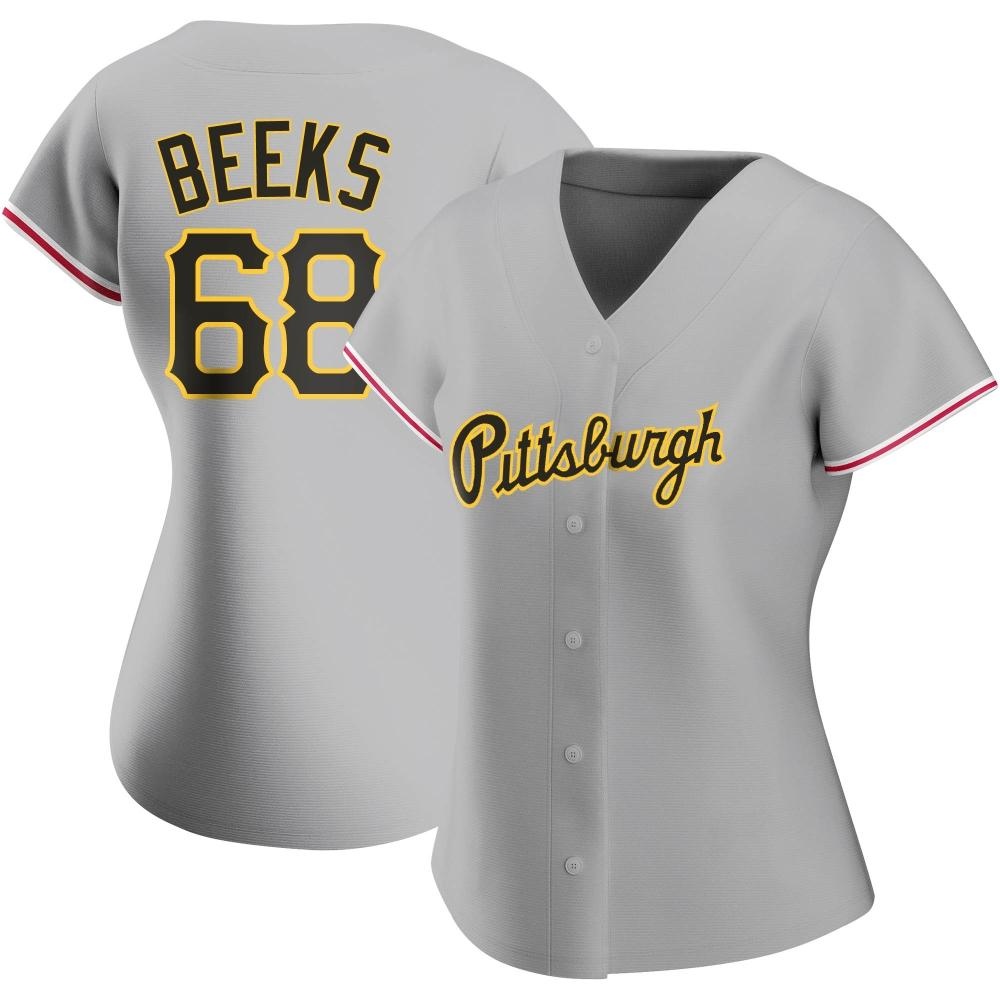 Women's Replica Pittsburgh Pirates Jalen Beeks Road Jersey - Gray Women's Replica Pittsburgh Pirates Jalen Beeks Road Jersey - Gray
