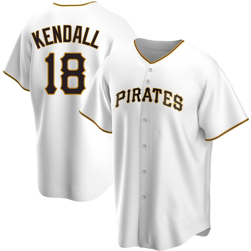 Youth Replica Pittsburgh Pirates Jason Kendall Home Jersey - White Youth Replica Pittsburgh Pirates Jason Kendall Home Jersey - White