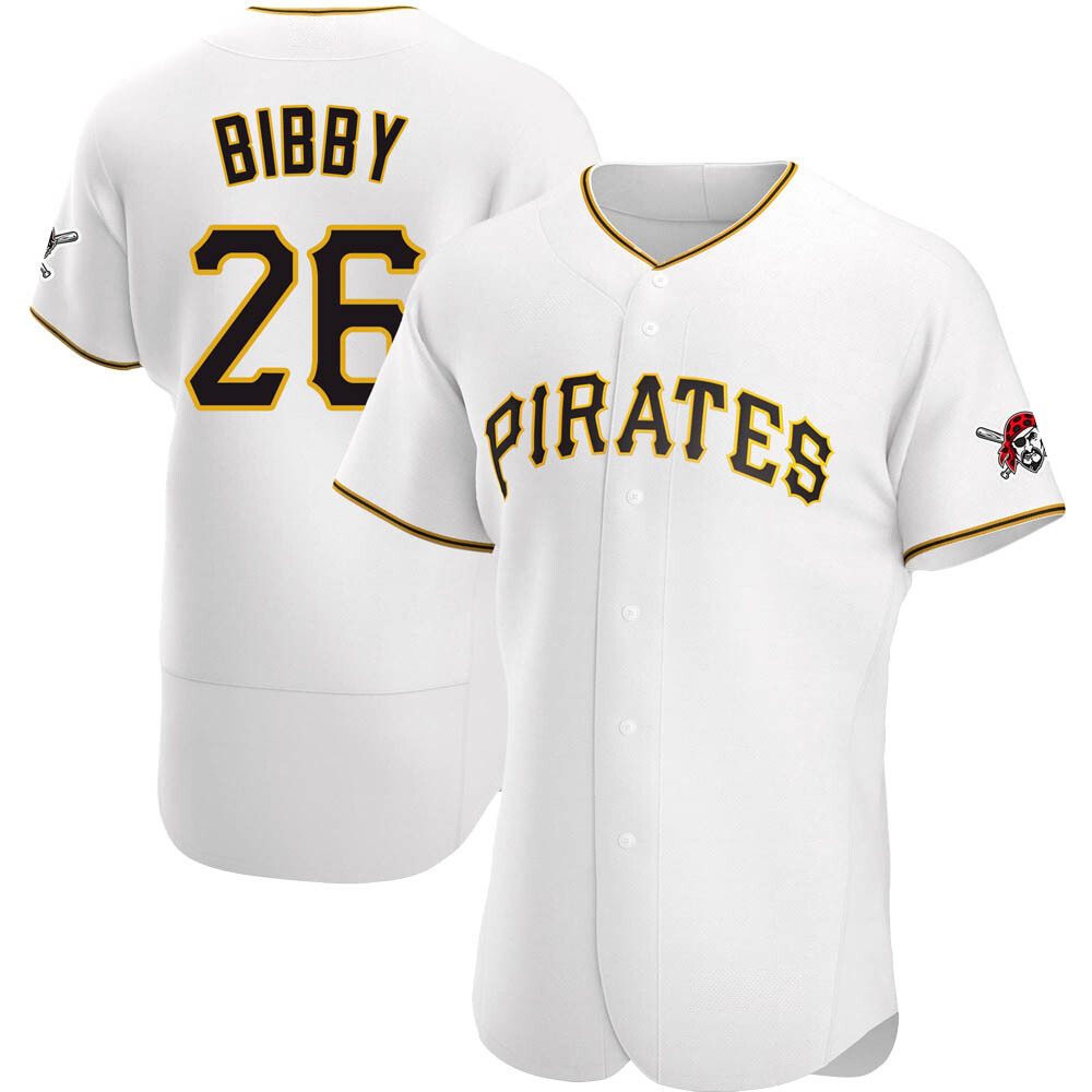Authentic Pittsburgh Pirates Jim Bibby Home Jersey - White Authentic Pittsburgh Pirates Jim Bibby Home Jersey - White