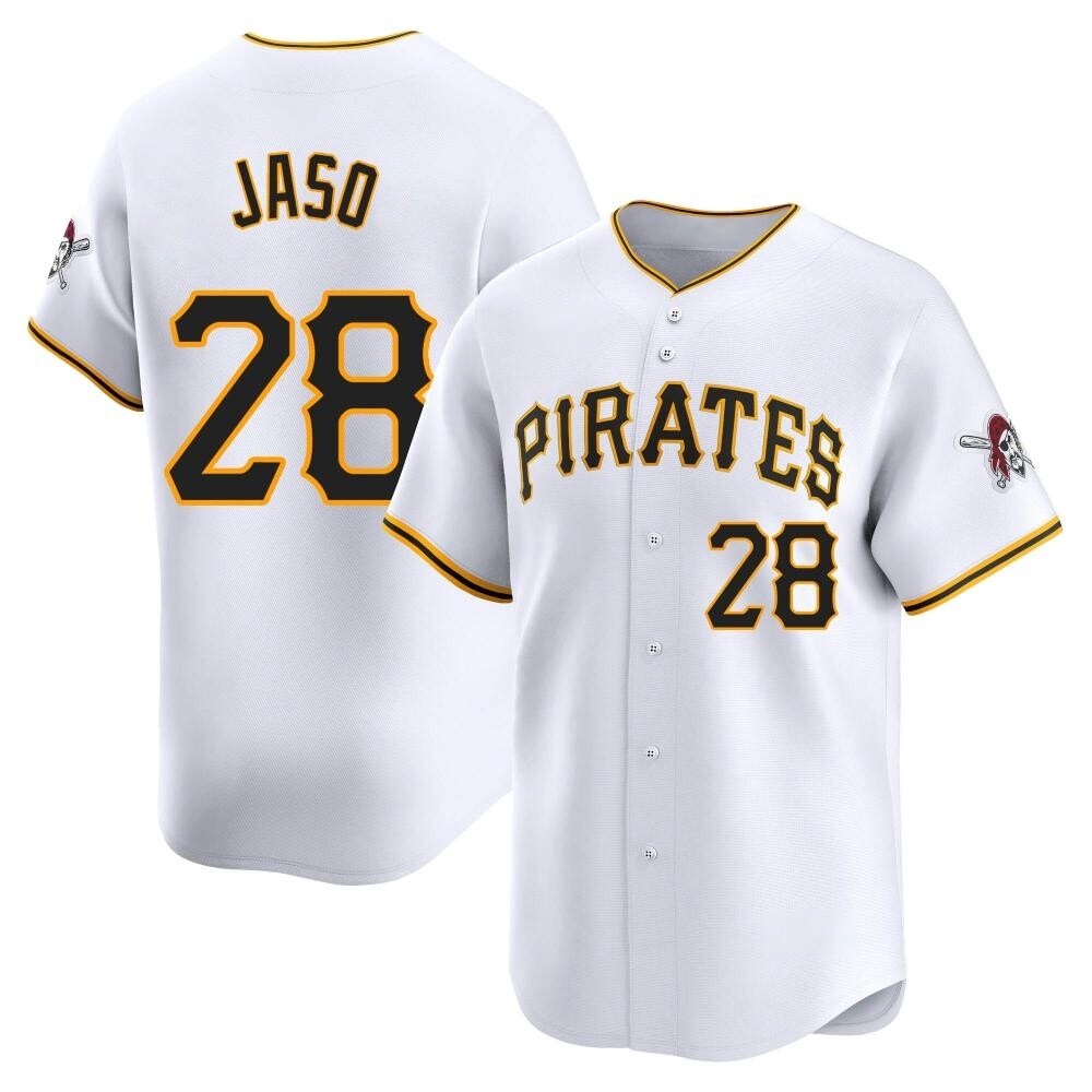 Youth Limited Pittsburgh Pirates John Jaso Home Jersey - White Youth Limited Pittsburgh Pirates John Jaso Home Jersey - White