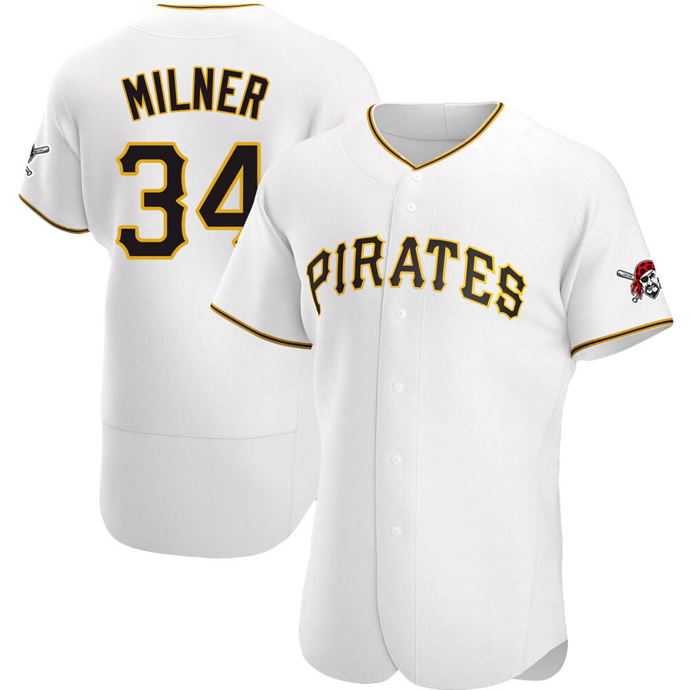 Authentic Pittsburgh Pirates John Milner Home Jersey - White Authentic Pittsburgh Pirates John Milner Home Jersey - White