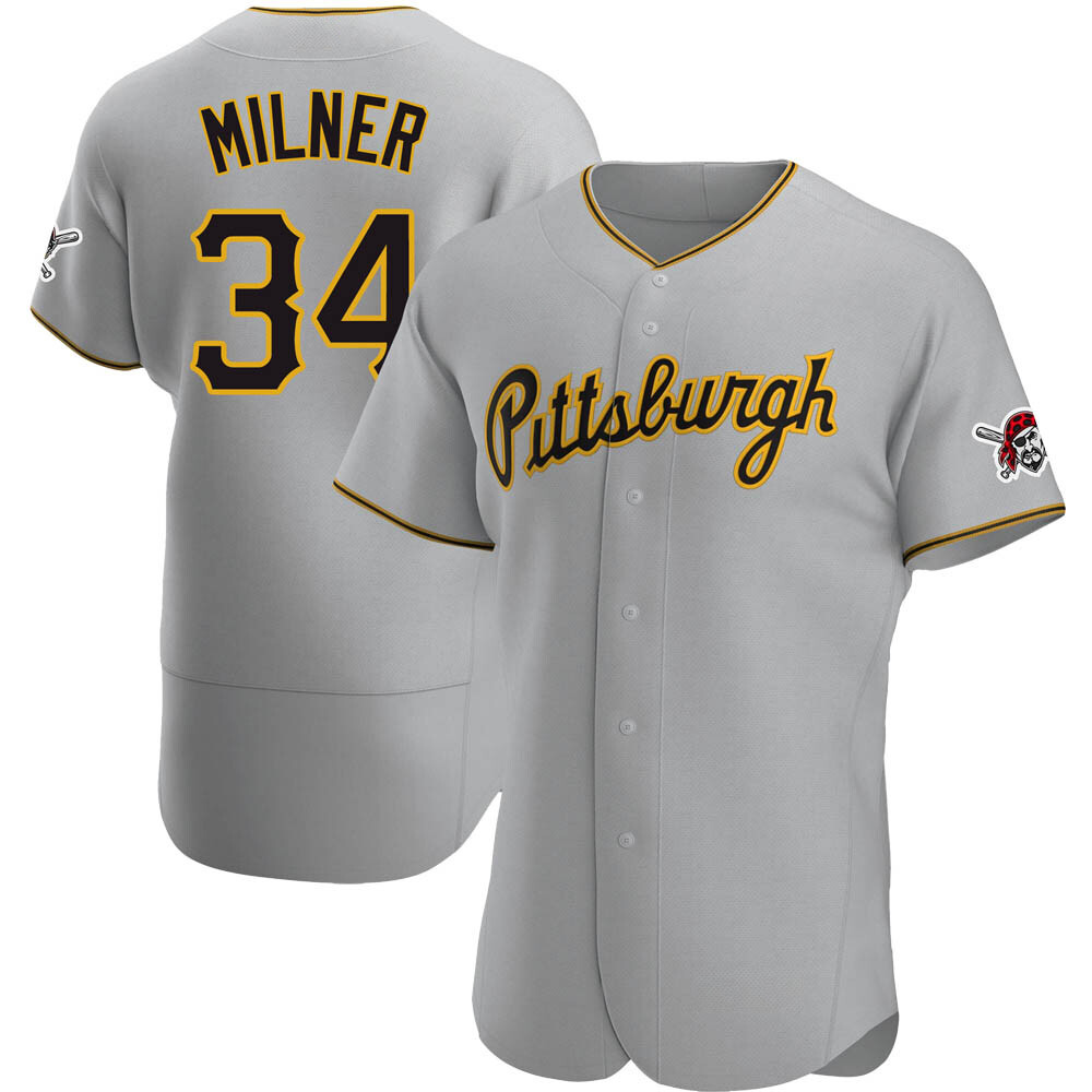 Authentic Pittsburgh Pirates John Milner Road Jersey - Gray Authentic Pittsburgh Pirates John Milner Road Jersey - Gray