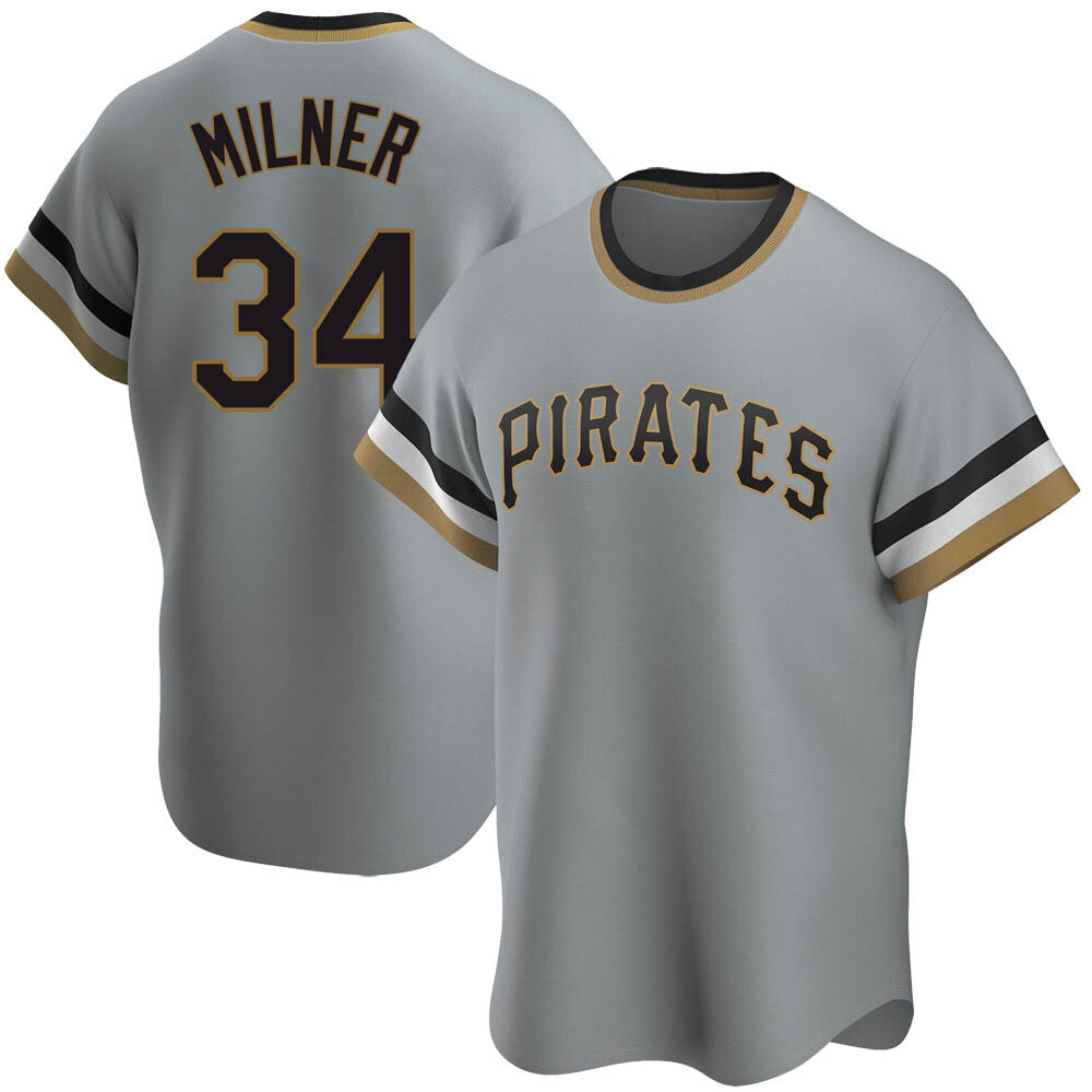 Replica Pittsburgh Pirates John Milner Road Cooperstown Collection Jersey - Gray Replica Pittsburgh Pirates John Milner Road Cooperstown Collection Jersey - Gray