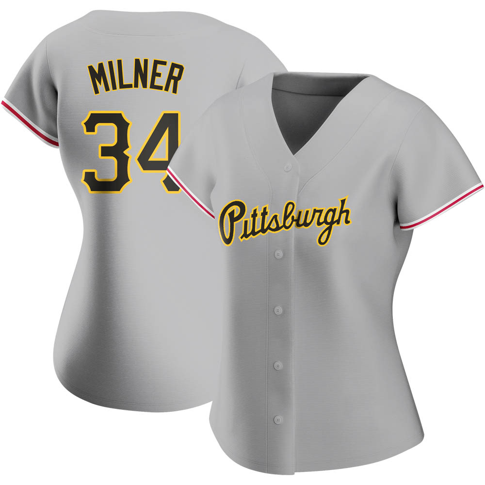 Women's Replica Pittsburgh Pirates John Milner Road Jersey - Gray Women's Replica Pittsburgh Pirates John Milner Road Jersey - Gray