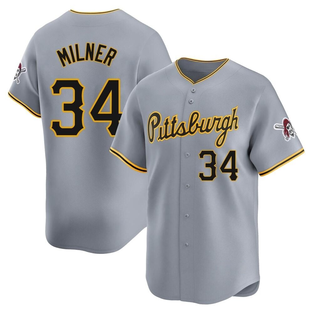 Youth Limited Pittsburgh Pirates John Milner Away Jersey - Gray Youth Limited Pittsburgh Pirates John Milner Away Jersey - Gray