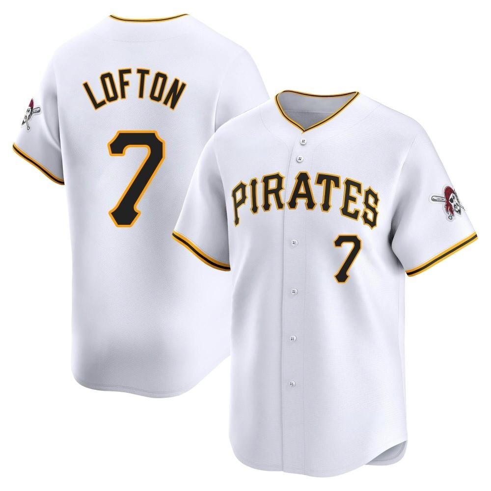 Youth Limited Pittsburgh Pirates Kenny Lofton Home Jersey - White Youth Limited Pittsburgh Pirates Kenny Lofton Home Jersey - White