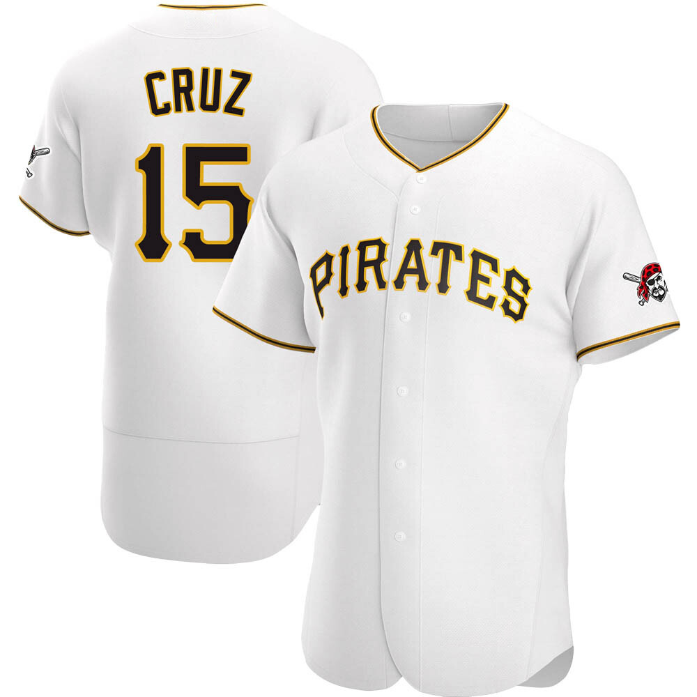 Authentic Pittsburgh Pirates Oneil Cruz Home Jersey - White Authentic Pittsburgh Pirates Oneil Cruz Home Jersey - White