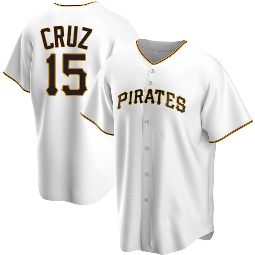 Replica Pittsburgh Pirates Oneil Cruz Home Jersey - White Replica Pittsburgh Pirates Oneil Cruz Home Jersey - White