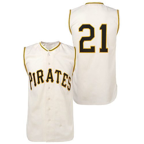 Authentic Pittsburgh Pirates Roberto Clemente Mitchell and Ness 1960 Throwback Jersey - Cream Authentic Pittsburgh Pirates Roberto Clemente Mitchell and Ness 1960 Throwback Jersey - Cream