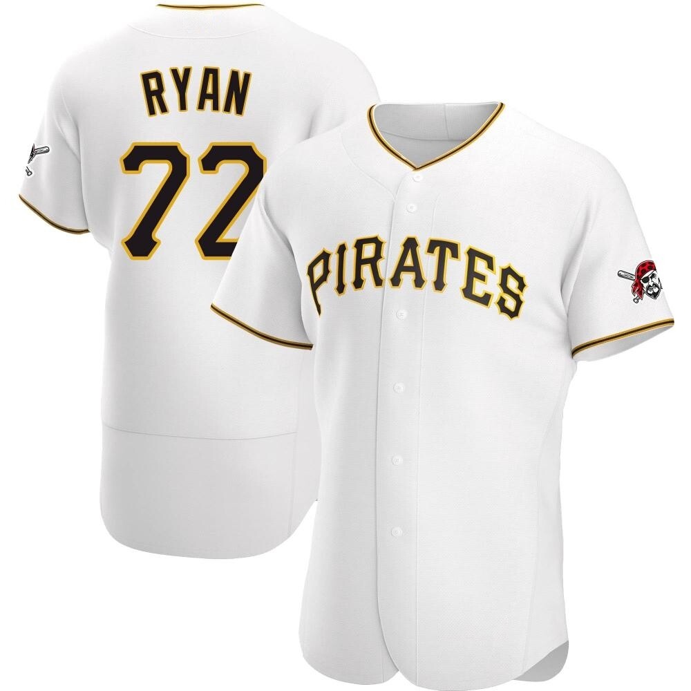 Authentic Pittsburgh Pirates Ryder Ryan Home Jersey - White Authentic Pittsburgh Pirates Ryder Ryan Home Jersey - White