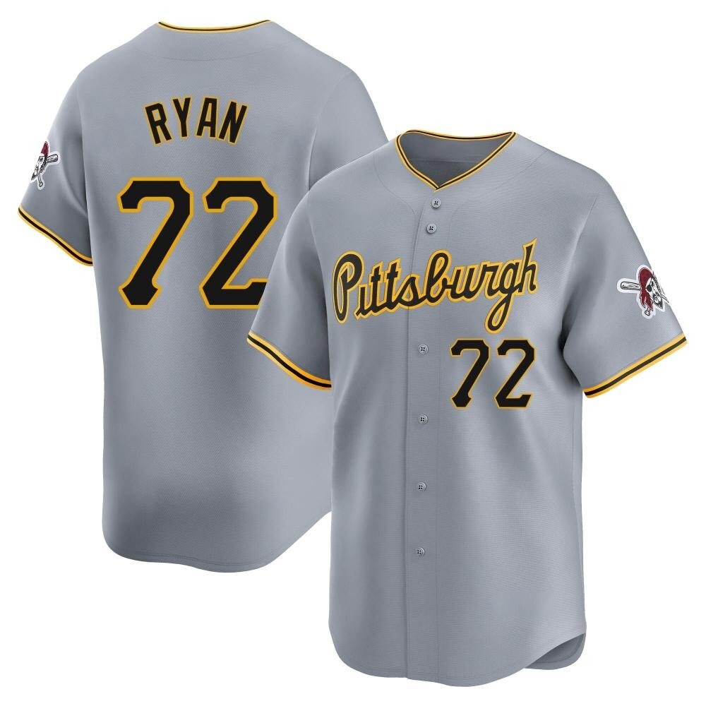 Youth Limited Pittsburgh Pirates Ryder Ryan Away Jersey - Gray Youth Limited Pittsburgh Pirates Ryder Ryan Away Jersey - Gray