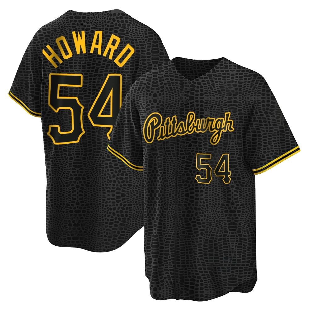Replica Pittsburgh Pirates Sam Howard Snake Skin City Jersey - Black Replica Pittsburgh Pirates Sam Howard Snake Skin City Jersey - Black