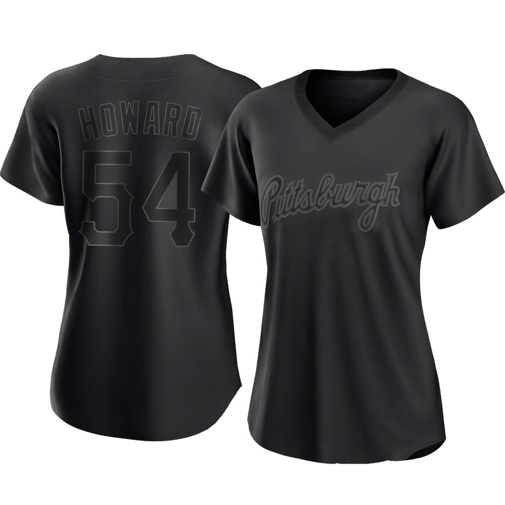 Women's Replica Pittsburgh Pirates Sam Howard Pitch Fashion Jersey - Black Women's Replica Pittsburgh Pirates Sam Howard Pitch Fashion Jersey - Black