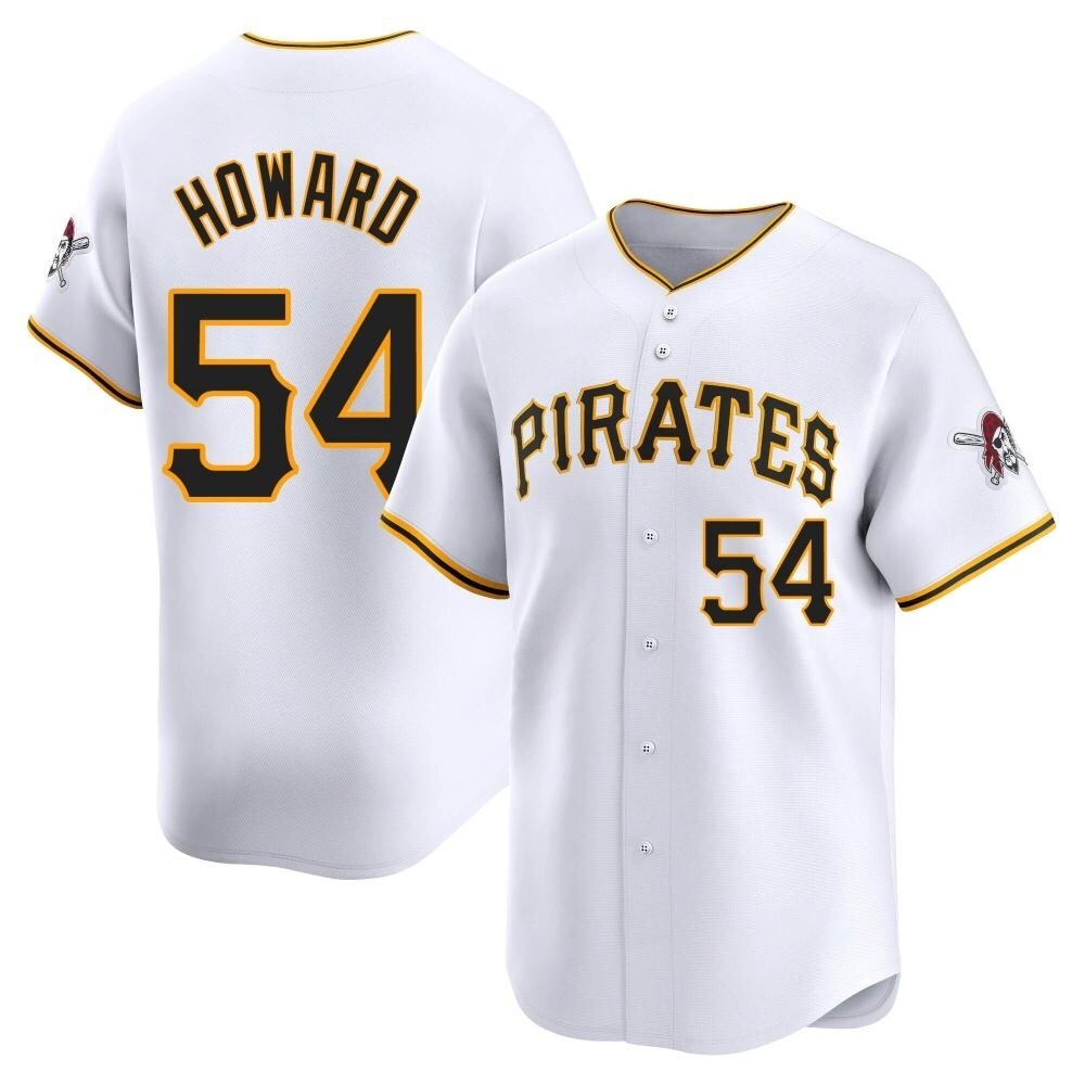 Youth Limited Pittsburgh Pirates Sam Howard Home Jersey - White Youth Limited Pittsburgh Pirates Sam Howard Home Jersey - White