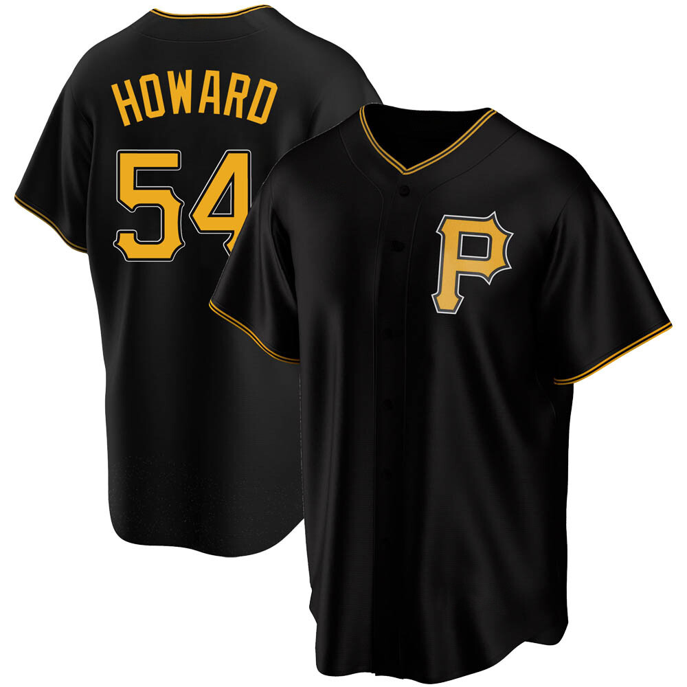 Youth Replica Pittsburgh Pirates Sam Howard Alternate Jersey - Black Youth Replica Pittsburgh Pirates Sam Howard Alternate Jersey - Black