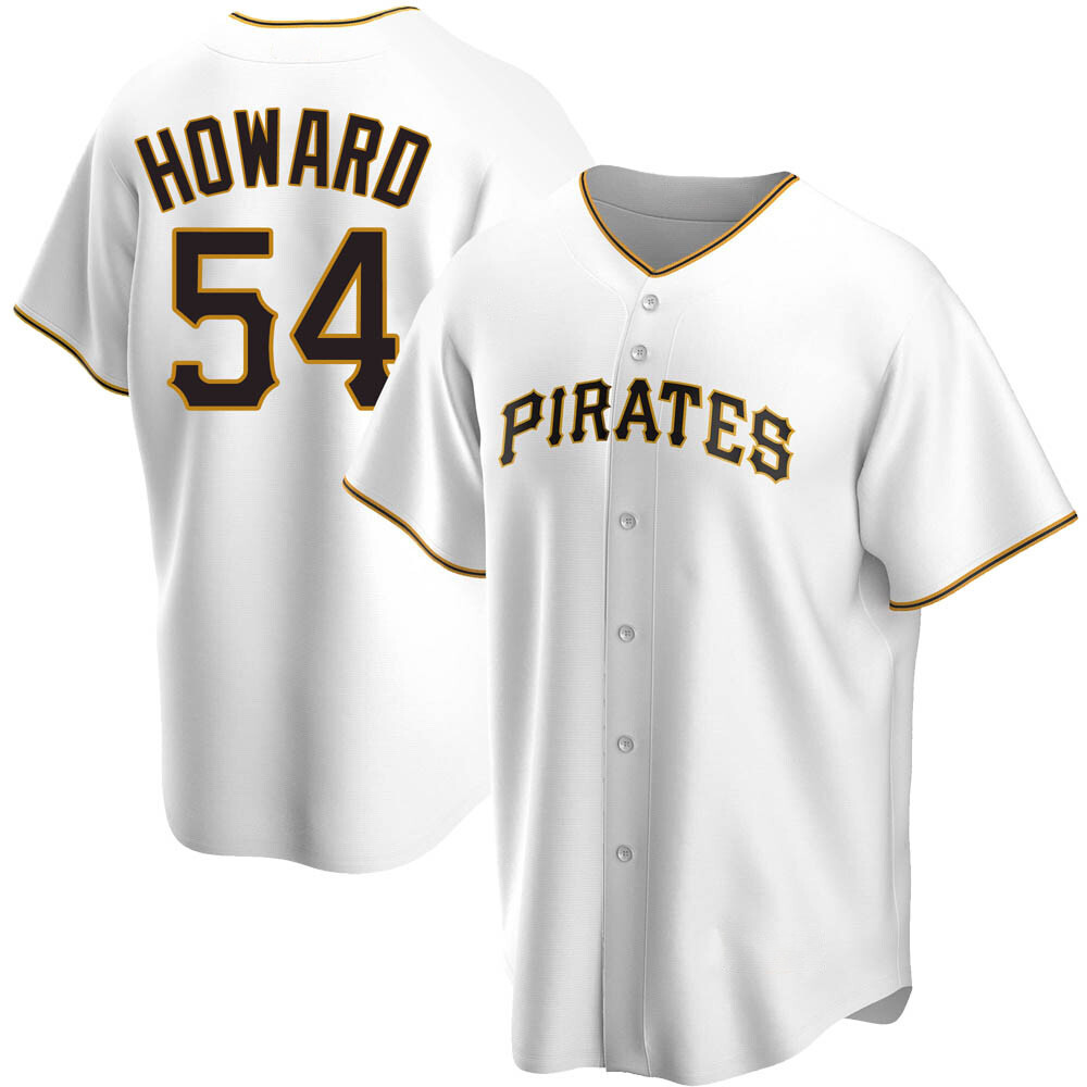Youth Replica Pittsburgh Pirates Sam Howard Home Jersey - White Youth Replica Pittsburgh Pirates Sam Howard Home Jersey - White