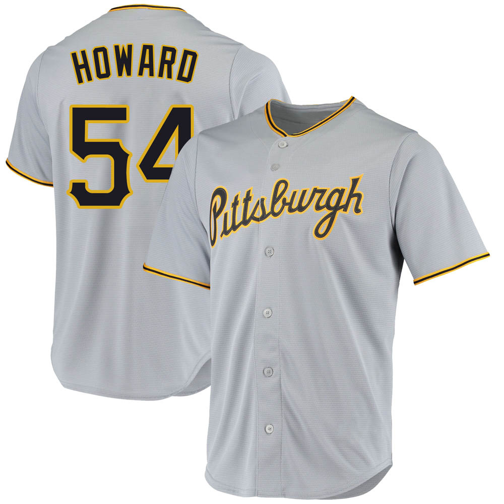 Youth Replica Pittsburgh Pirates Sam Howard Road Jersey - Gray Youth Replica Pittsburgh Pirates Sam Howard Road Jersey - Gray