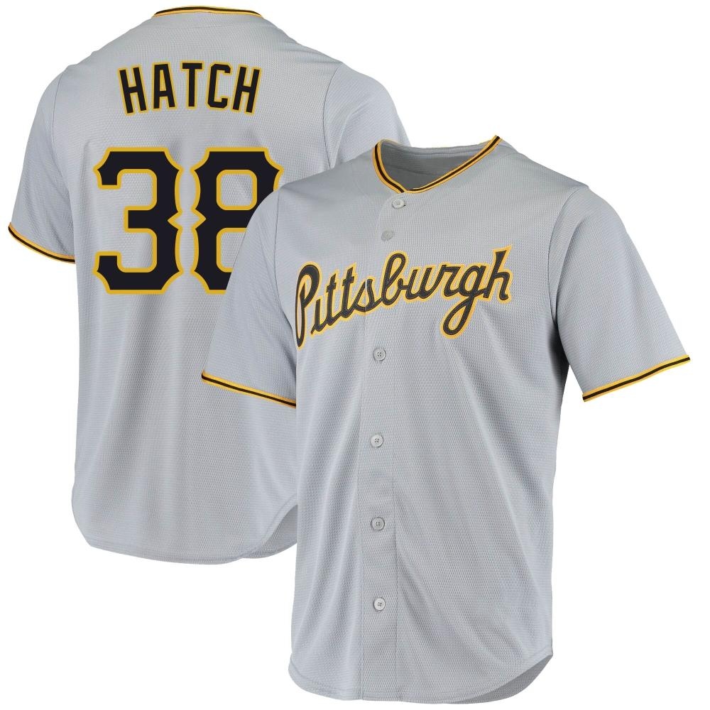 Replica Pittsburgh Pirates Thomas Hatch Road Jersey - Gray Replica Pittsburgh Pirates Thomas Hatch Road Jersey - Gray