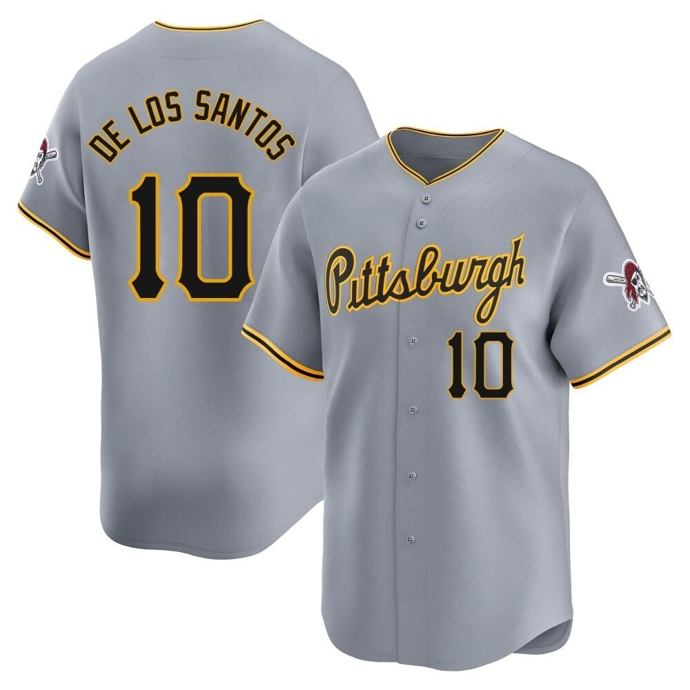 Youth Limited Pittsburgh Pirates Yordany De Los Santos Away Jersey - Gray Youth Limited Pittsburgh Pirates Yordany De Los Santos Away Jersey - Gray
